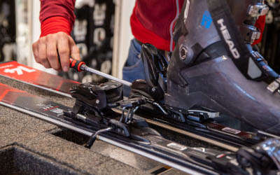 Sci del noleggio sci San Rocco a Livigno